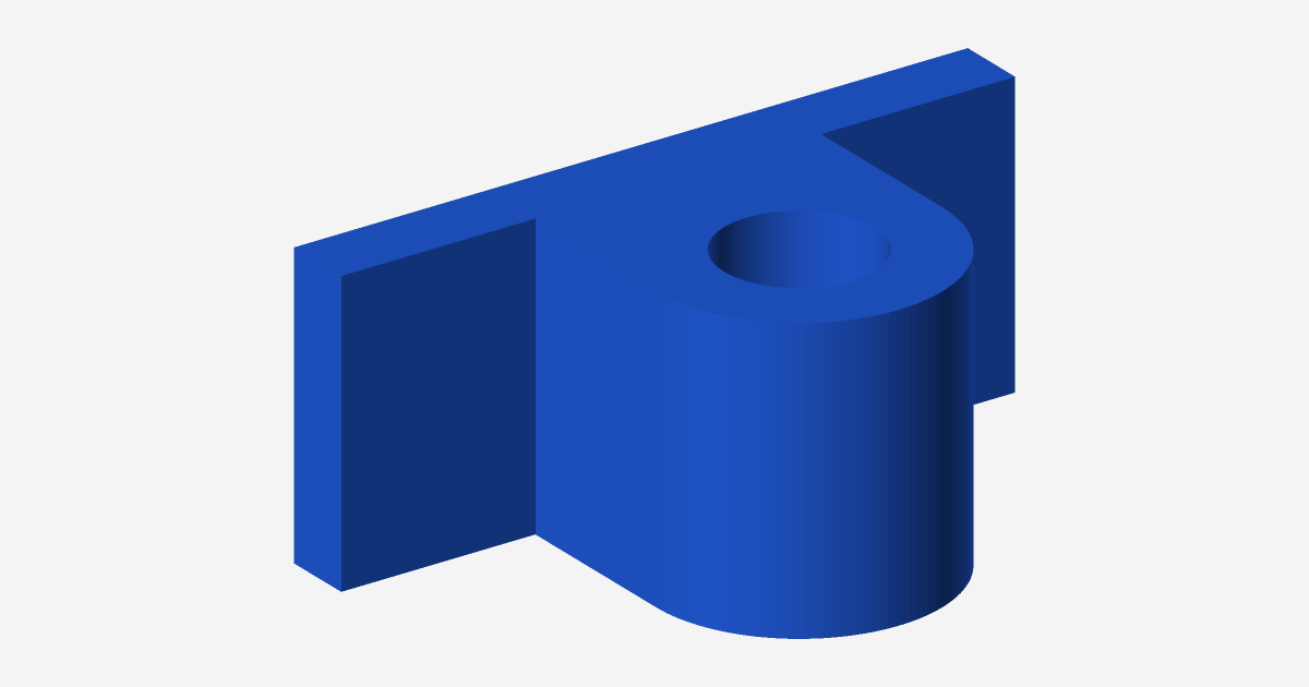 Rendered view of Bearing Housing 6205