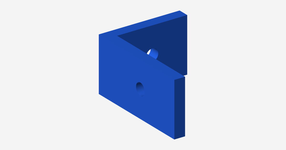 Rendered view of L-Bracket Heavy Duty